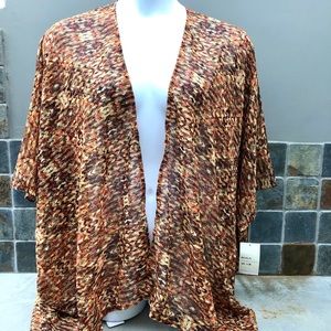 RVCA Kimono Top one size New with tags